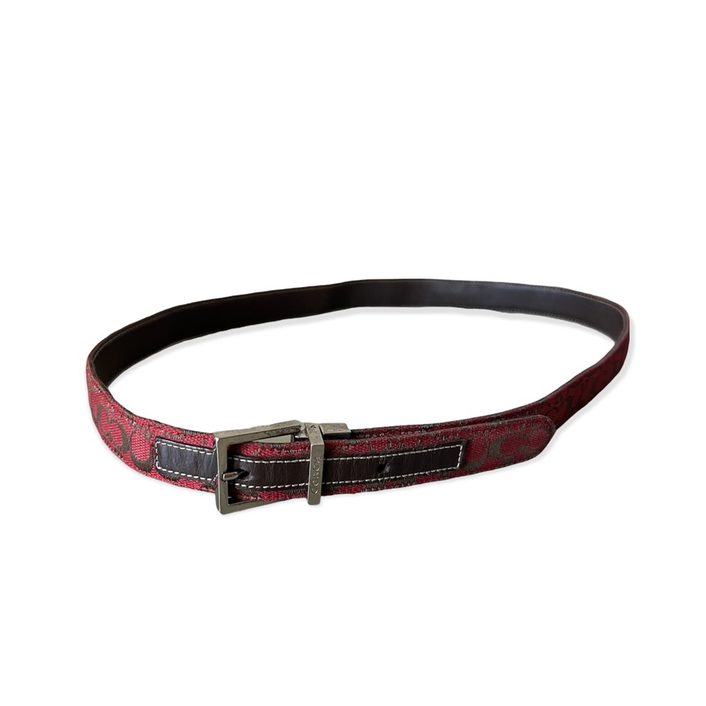 Coach Signature Reversible Belt